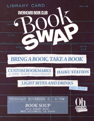Overheard LA Book Club: Book Swap