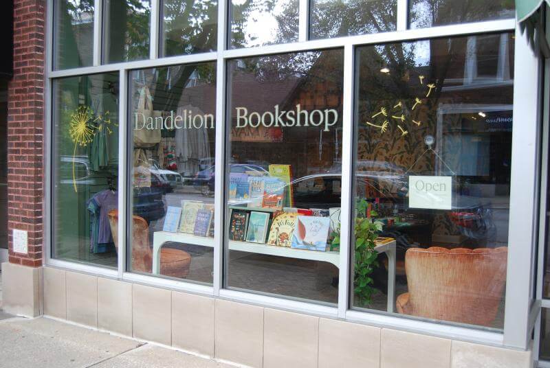 Exterior photo of the bookstore