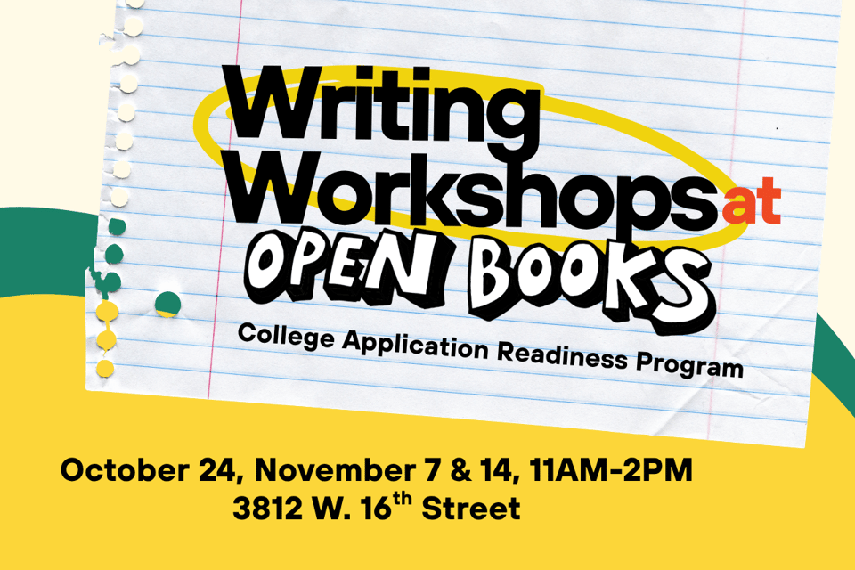 college essay writing workshops at open books