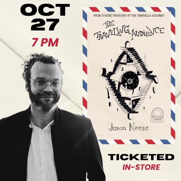 Jason Neese discusses and signs the Traveling Audience