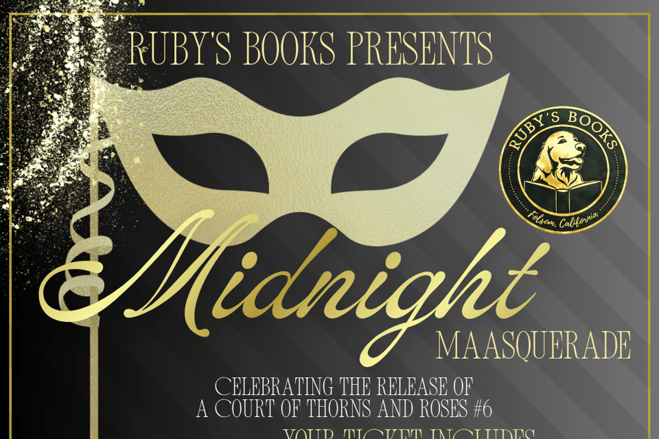 Picture of mask and details for the event