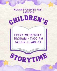 Children's Storytime Every Wednesday at 10:30am