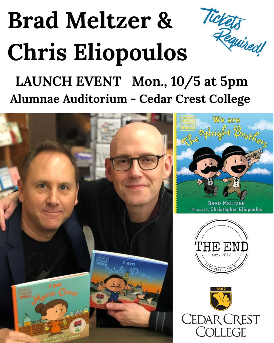 Chris & Brad together, plus cover of book