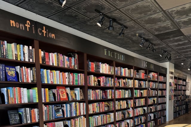 Interior photo of the bookstore