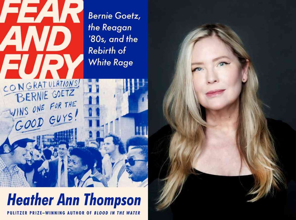 Photo of Heather Ann Thompson and Fear and Fury Book