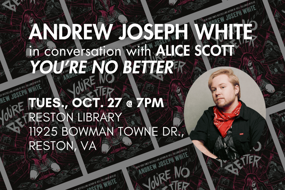 Andrew Joseph White event promo