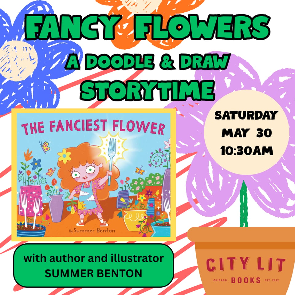 poster of Fancy Flowers Doodle & Draw Storytime