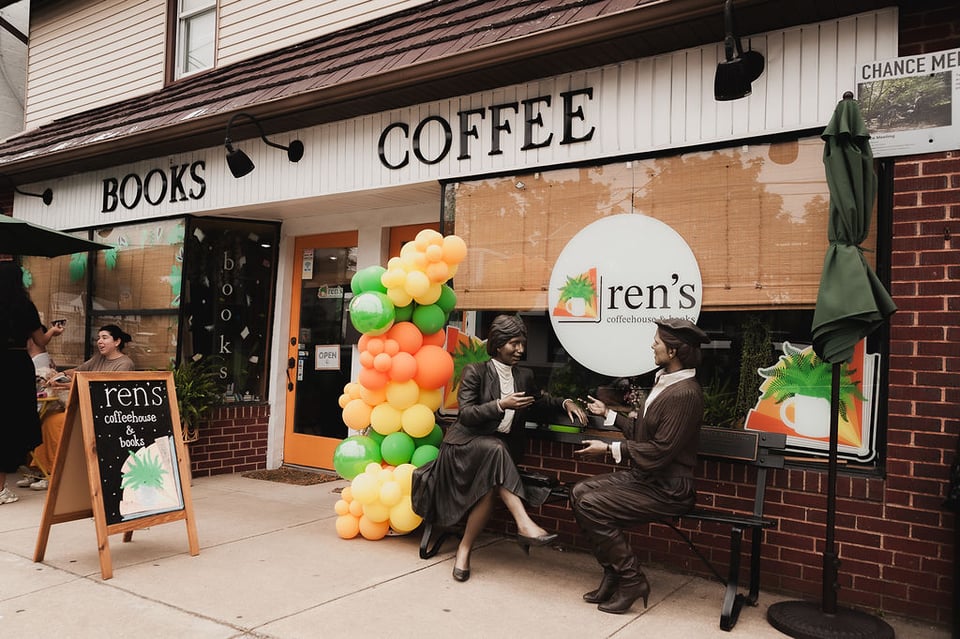 rens coffee books exterior
