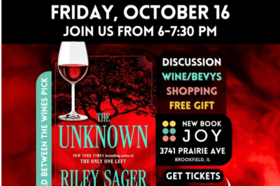 Book Cover Unknown with Red Wine Glass