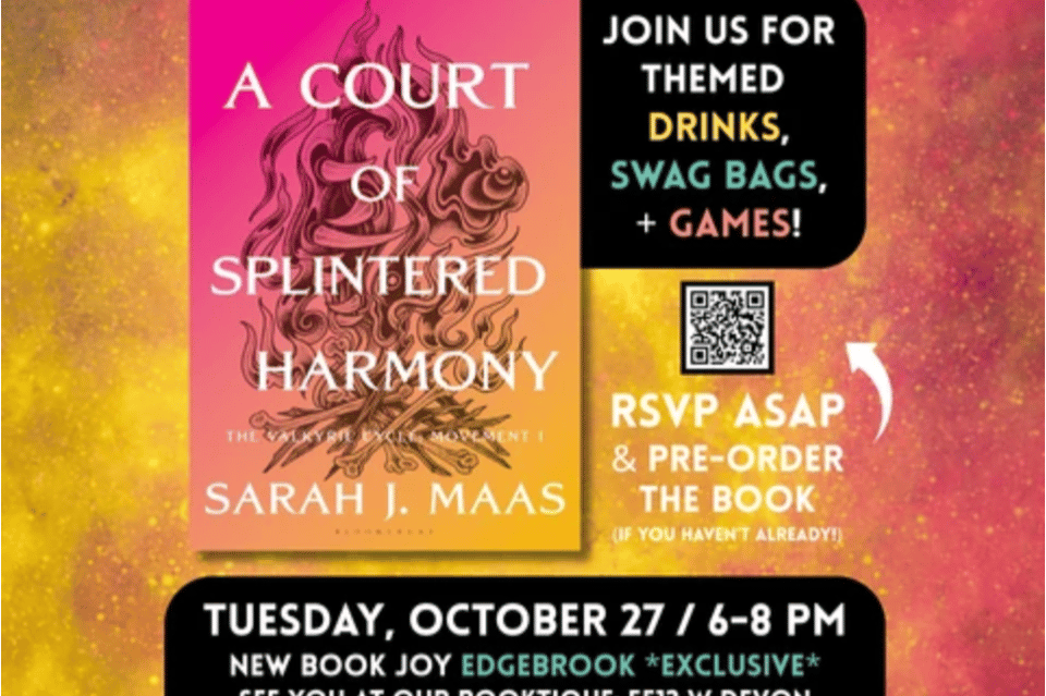 book cover: A Court of Splintered Harmony