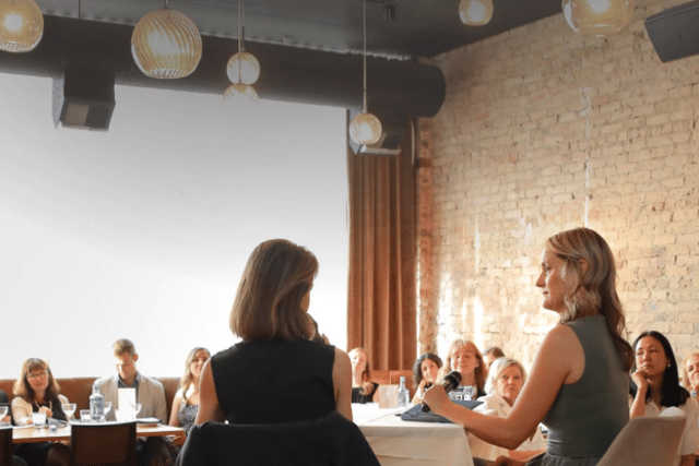 inside a chicago literary salon event