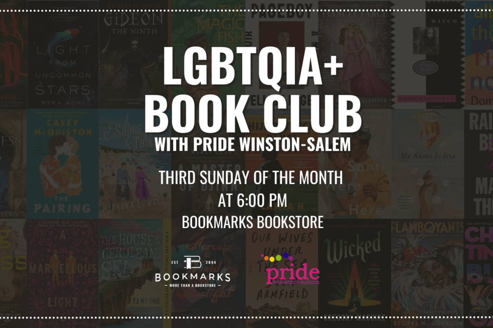 LGBTQIA+ book club with Pride Winston-Salem