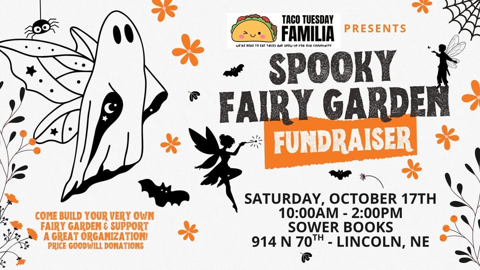 Event photo Spooky Fairy Gardens at Sower books on October 17th from 10am-2pm