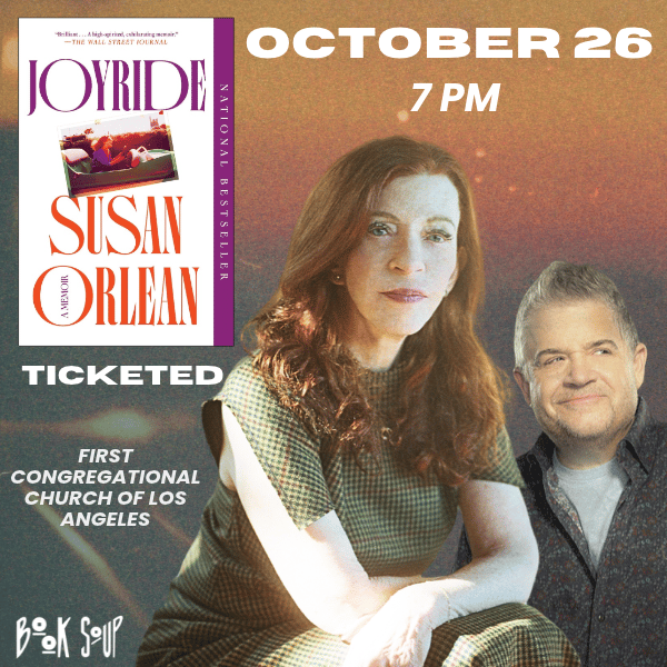 Susan Orlean discusses Joyride in conversation with Patton Oswalt