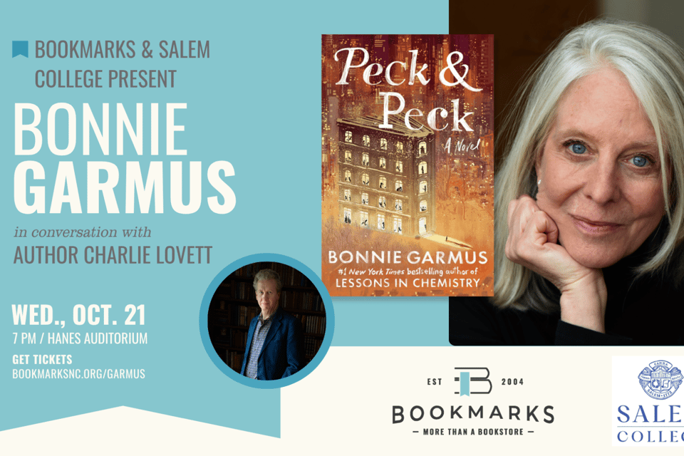 Bookmarks and Salem College Present Bonnie Garmus